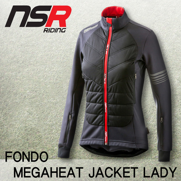 [NSR] 폰도 메가히트 자켓 여성용 / 자전거 바람막이 방풍 소프트쉘 자켓 / FONDO MEGAHEAT JACKET LADY